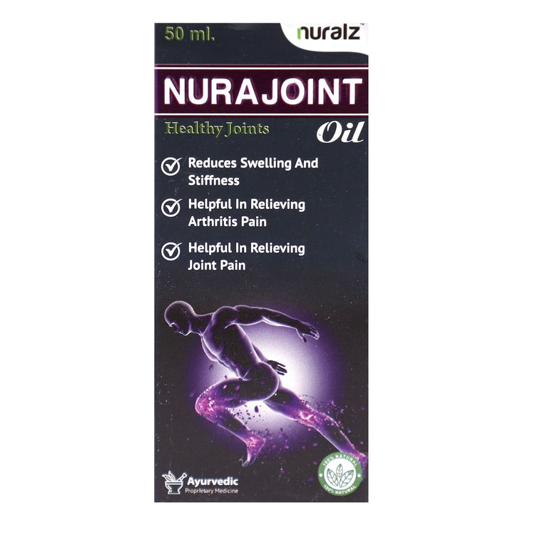 Uniherbs India Oil Nuralz NuraJoint Oil : Ayurvedic Medicine for Joint Pain, Arthritis Pain, Rheumatic Arthritis, Gout, Swelling And Stiffness (100 ml) (50 ml X 2 Pack)