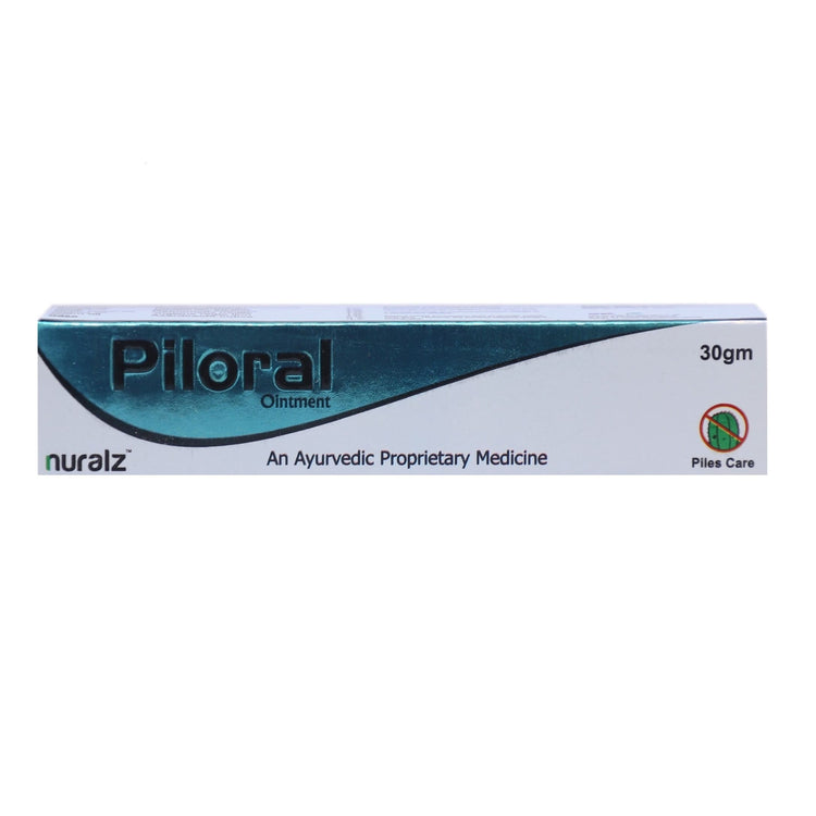 Uniherbs India Ointment Nuralz Piloral Ointment : Effective for Fissure Bleeding, Anal Swelling, Irritation & Burning Sensation (60 grams) (30 grams X 2)