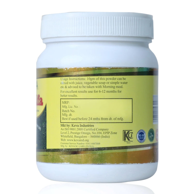 Uniherbs India Powder Keva Alfalfa Powder : Helpful in Blood Purification, Blood Clotting, Promote Healthy Digestion, Full of Multivitamins, Multiminerals (200 g)