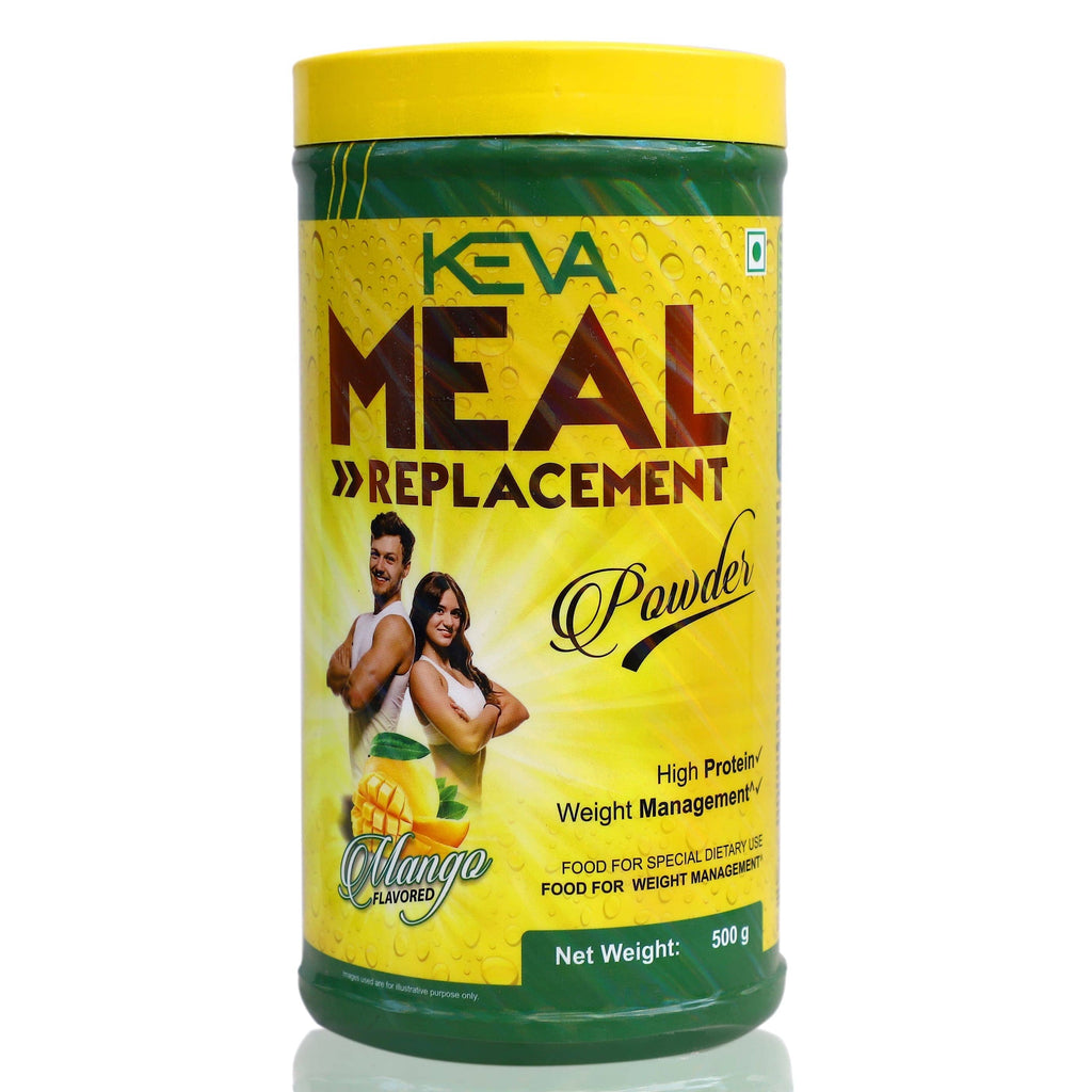 Uniherbs India Powder Keva Meal Replacement Powder : Helps in Weight Management, Maintain Muscle Mass, Lose - Burn Fat, Healthy Skin, Bones, Immunity (500 grams)