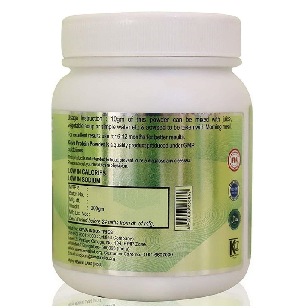 Uniherbs India Powder Keva Protein Powder : Fortified with Iron, Calcium and Many Other Nutrients, Improve Immunity, Stamina and Athletic Performance (200 grams)