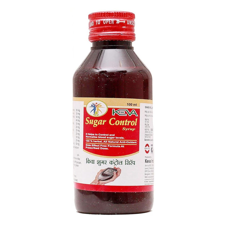 Uniherbs India Syrup Keva Sugar Control Syrup : Helps to Control and Normalise Blood Sugar Levels, Antioxidant, Antibacterial, NO SIDE EFFECTS (100 ml)