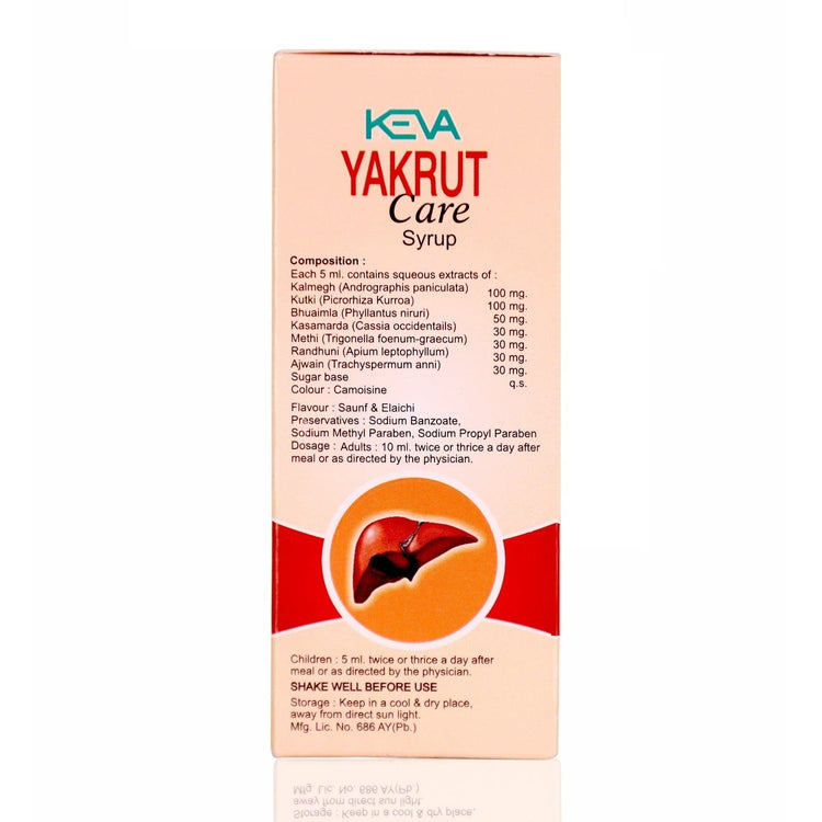 Uniherbs India Syrup Keva Yakrut Care Syrup (Liver Tonic) (100 ml)