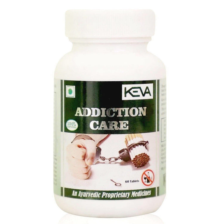 Uniherbs India Tablets Keva Addiction Care Tablets : Helpful in De-Addiction, To Balance the Emotions and Control Mental Level Stress (60 Tablets)