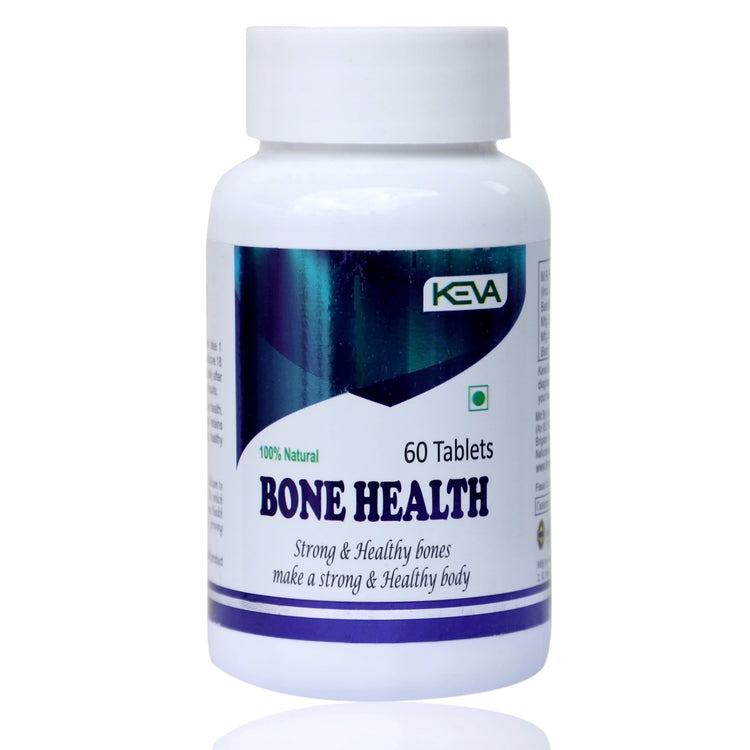 Uniherbs India Tablets Keva Bone Health Tablets (60 Tablets) : For Strong Bones, Joints, Muscles, Nerves, Helpful in Muscular Spasm, Pain, Stiffness in Joints