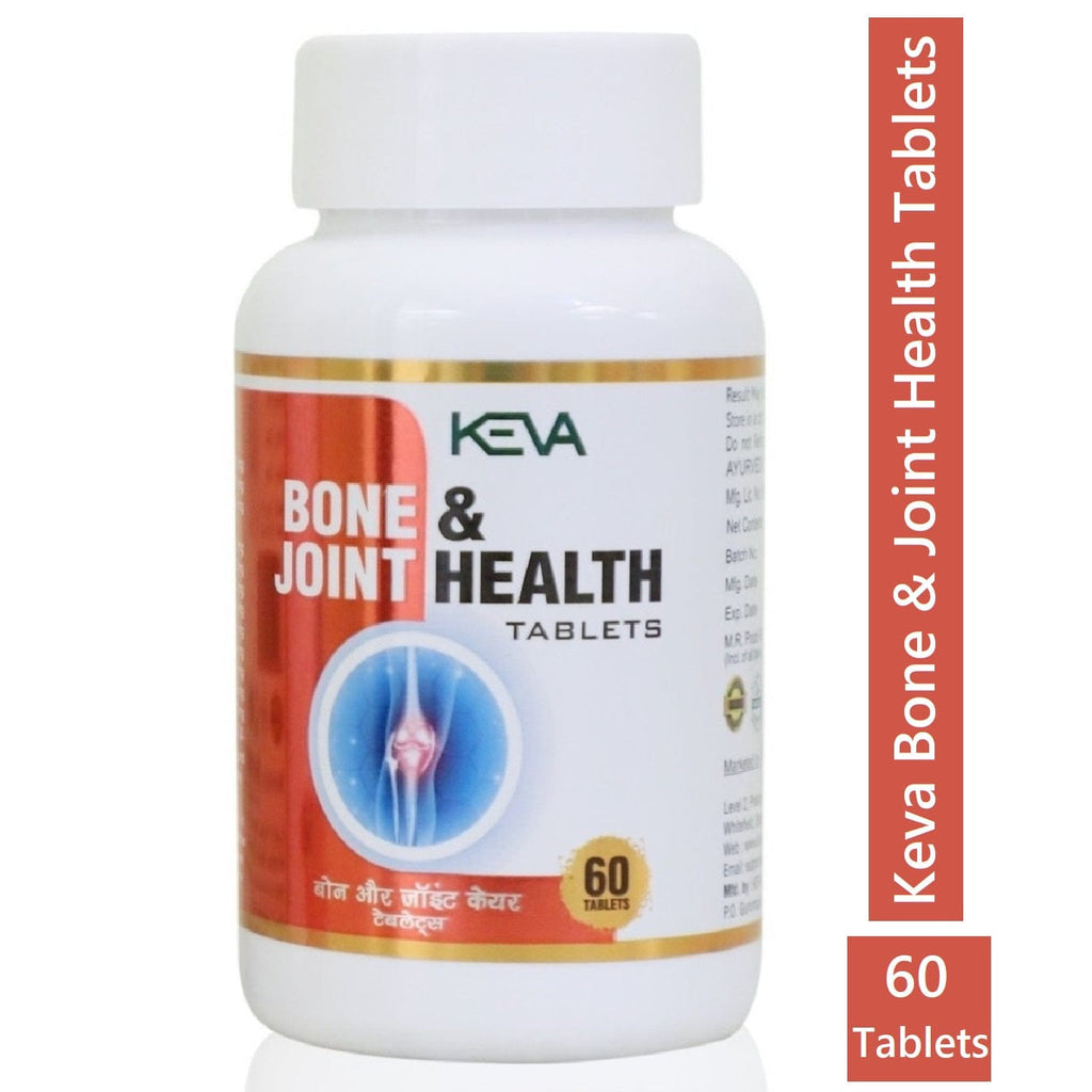 Uniherbs India Tablets Keva Bone & Joint Health Tablets : Helps Formation of Cartilage, Flexibility of Joints, For Healthy Joints, Bones & Cartilage (60 Tablets)