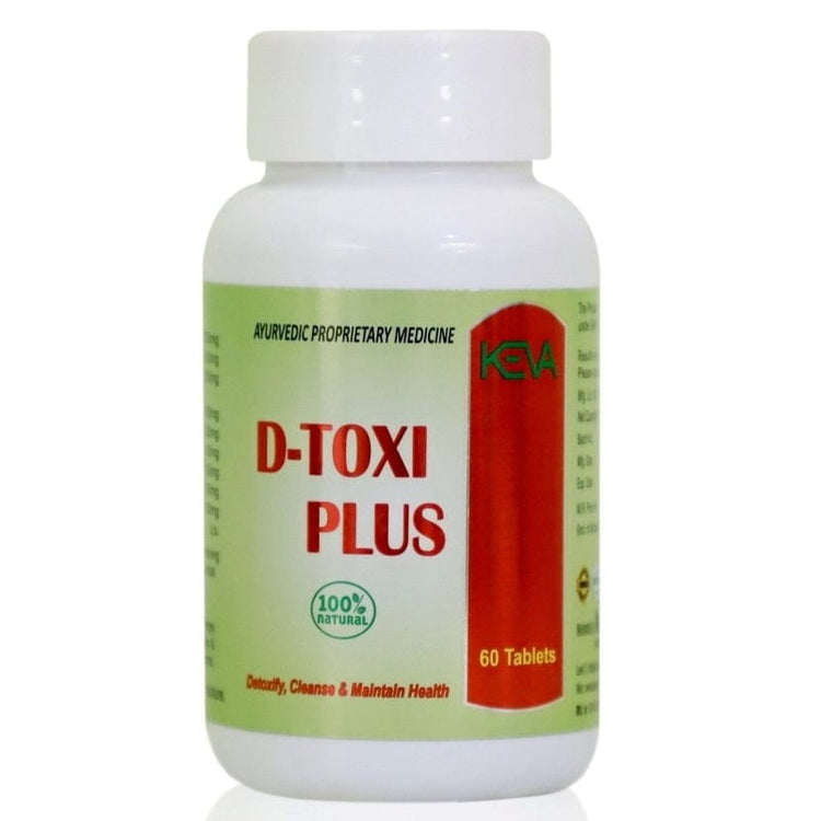 Uniherbs India Tablets Keva D-Toxi Plus Tablets : Maintains Healthy Liver, Powerful Antioxidant, Body Detoxifier (60 Tablets)