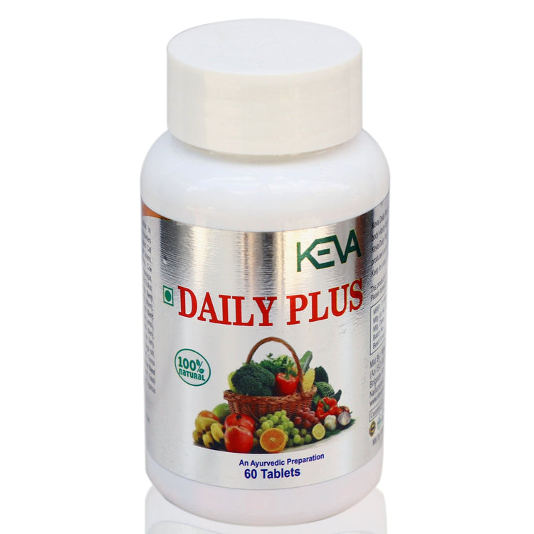 Uniherbs India Tablets Keva Daily Plus Tablets (60 Tablets) : Enriched with Multivitamins, Anti Oxidants, Improves Energy, Vitality, Stamina