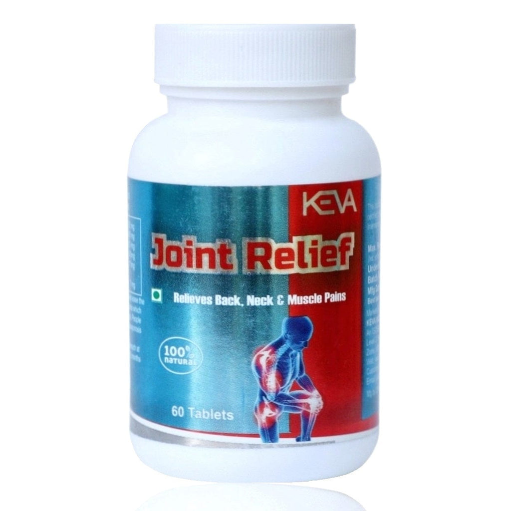 Uniherbs India Tablets Keva Joint Relief Tablets : Helps to Repair Cartilage, Cushion Between Joints, Helpful in Arthritis, Gout and Osteoarthritis (60 Tablets)