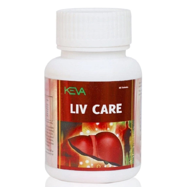 Uniherbs India Tablets Keva Liv Care (Liver Health) Tablets : Prevents Alcoholic Liver Disease, Improves Appetite and Weight Management (60 Tablets)