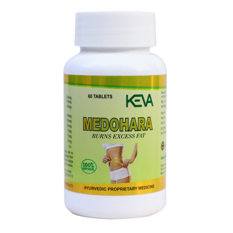 Uniherbs India Tablets Keva Medohara (Sllim Fit) Tablets : Helps to Maintain Weight, Reduces Body Fat Deposition. Regulates Digestive System (60 Tablets)