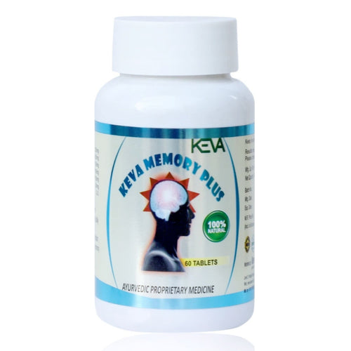 Uniherbs India Tablets Keva Memory Plus Tablets : Improves Concentration & Memory, Helpful to All Age Group (60 Tablets)