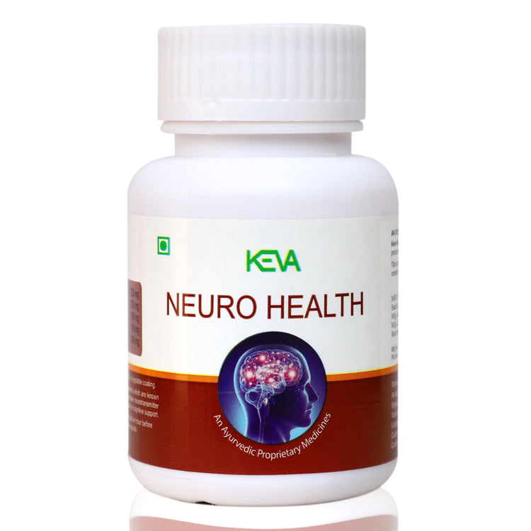 Uniherbs India Tablets Keva Neuro Health Tablets : Neuroprotective, Anti-anxiety, Anti-inflammatory, Memory Enhancer, Anti-depressant (60 Tablets)